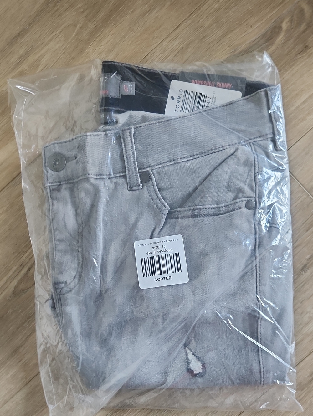 torrid Light Gray Skinny Men's Jeans
